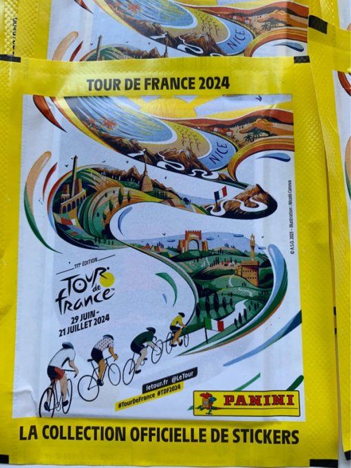 panini tour de France 2024 pochettes séparer