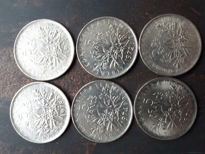 5 francs semeuse nickel france