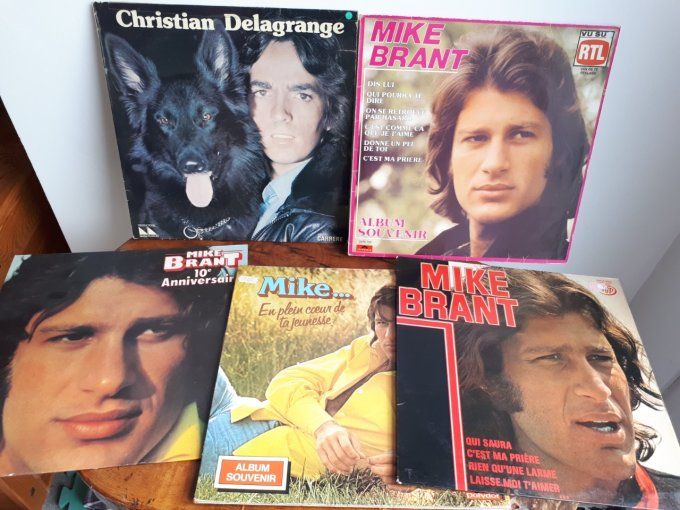 Lot de 5 Disque vinyle 33T Mike Brand album