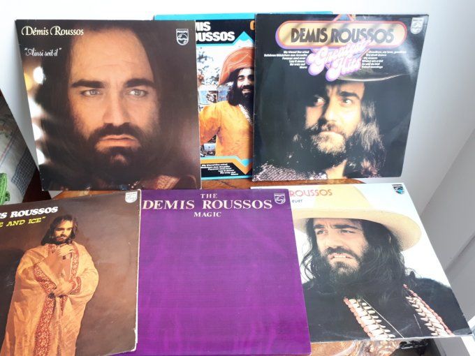 Lot de 6 disque vinyle 33T Demis Roussos