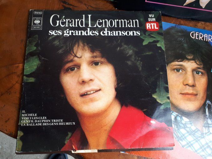 Lot de 5 disque vinyle 33T  Piere pierret / joe dassin /gerard lenorman