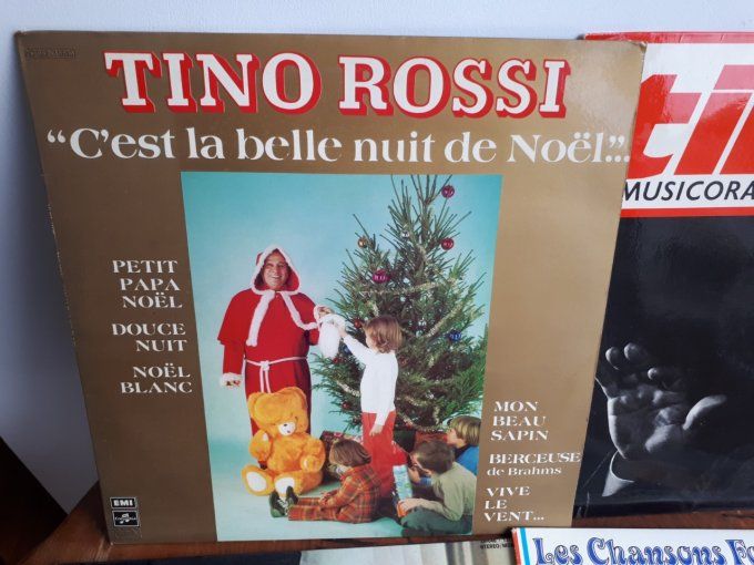 lot de 4 disque vinyle 33T Tino rossi