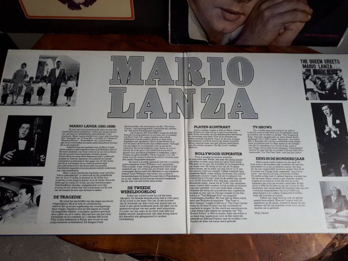 lot de 4 disque vinyle 33T Mario Lanza