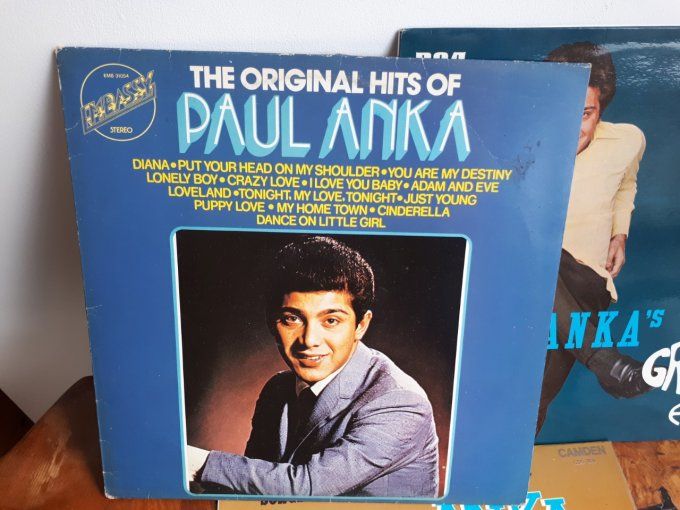 lot de 3 disque album vinyle 33T Paul Anka