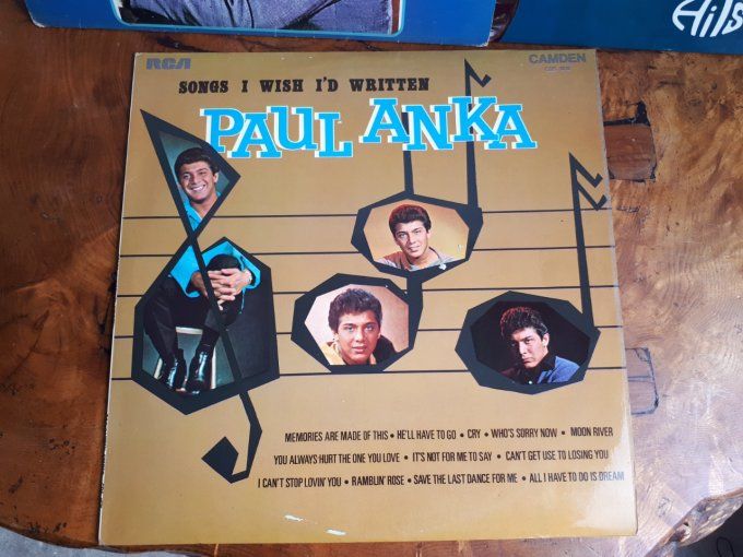 lot de 3 disque album vinyle 33T Paul Anka