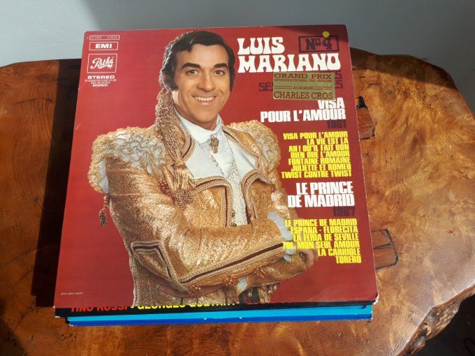 lot de 9 disque vinyle 33T Louis Mariano