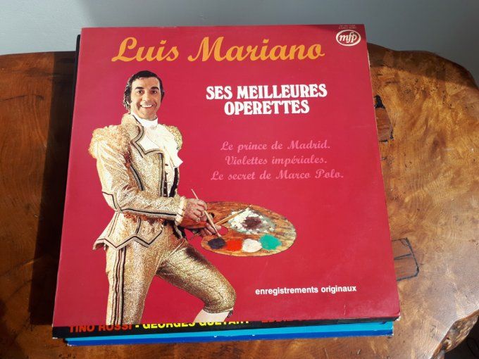 lot de 9 disque vinyle 33T Louis Mariano