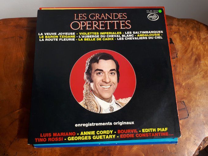 lot de 9 disque vinyle 33T Louis Mariano