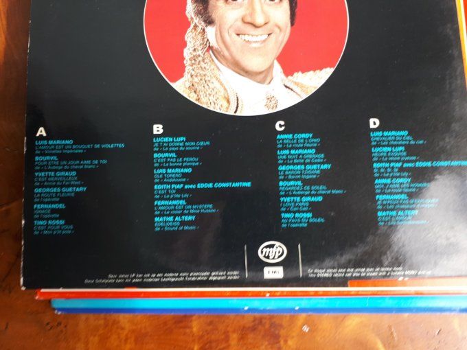 lot de 9 disque vinyle 33T Louis Mariano