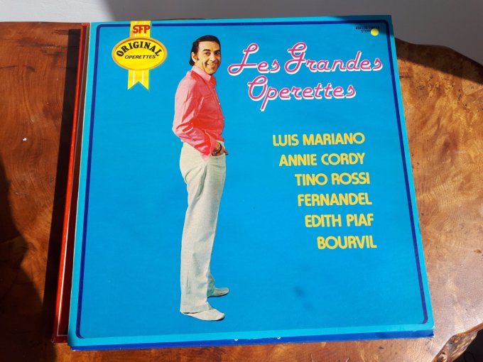 lot de 9 disque vinyle 33T Louis Mariano