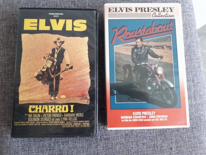 2 VHS Elvis presley