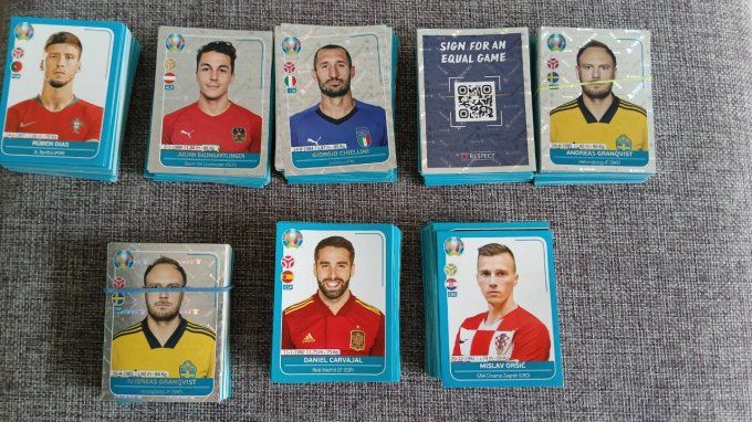 Panini Euro 2020 Preview Lot de 800 images version France