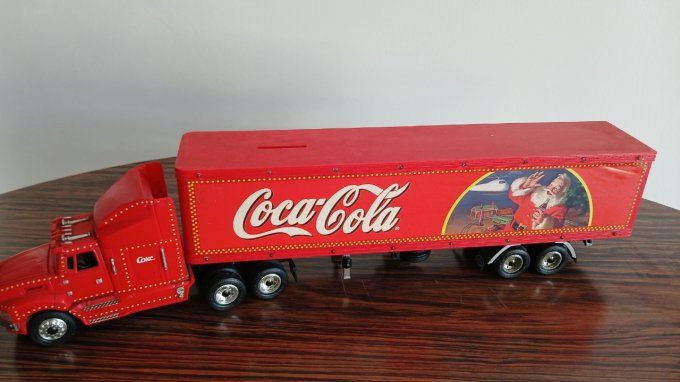 camion coca cola lumineux 43 cm