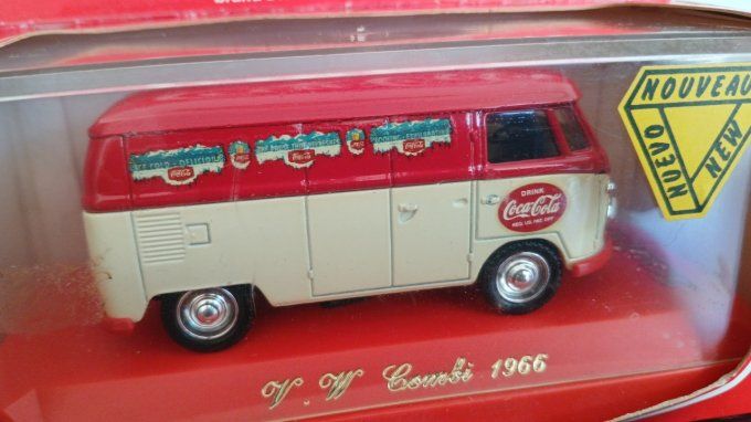 mini bus coca cola solido 1/43