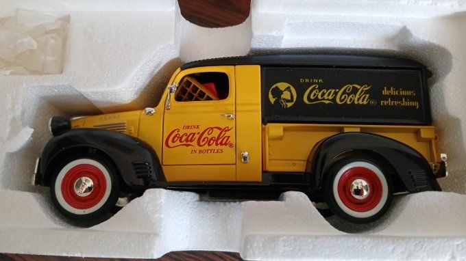 camion transporteur coca cola original metal