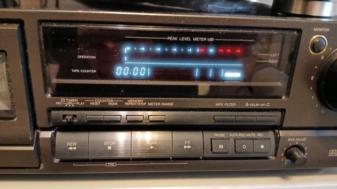 technics lecteur enregistreur casette RS BX 606 -3 têtes