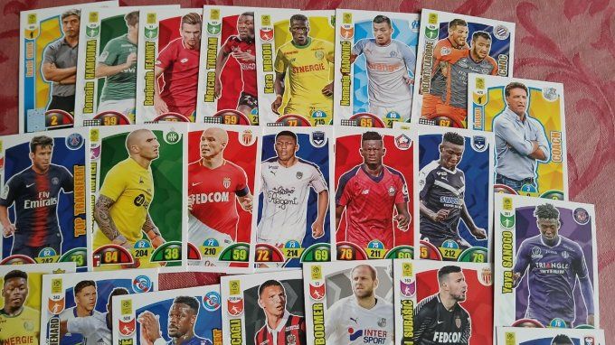 panini drenalyn foot 2018*2019 lot de 143 carte