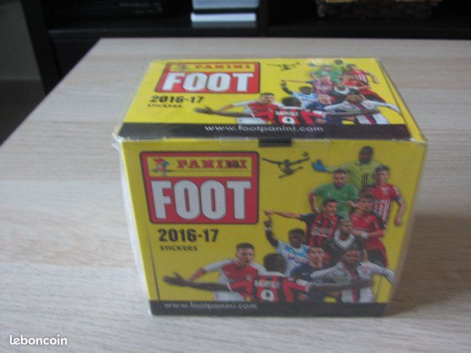 panini foot 2016 box 100 pochettes exceptionnel rare cellophaner