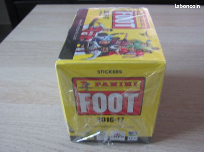 panini foot 2016 box 100 pochettes exceptionnel rare cellophaner