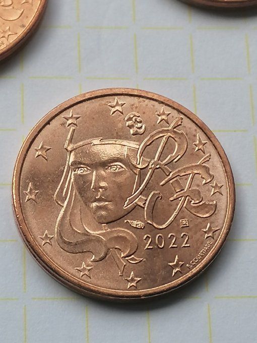 260 pièces de 0.02 euro cent