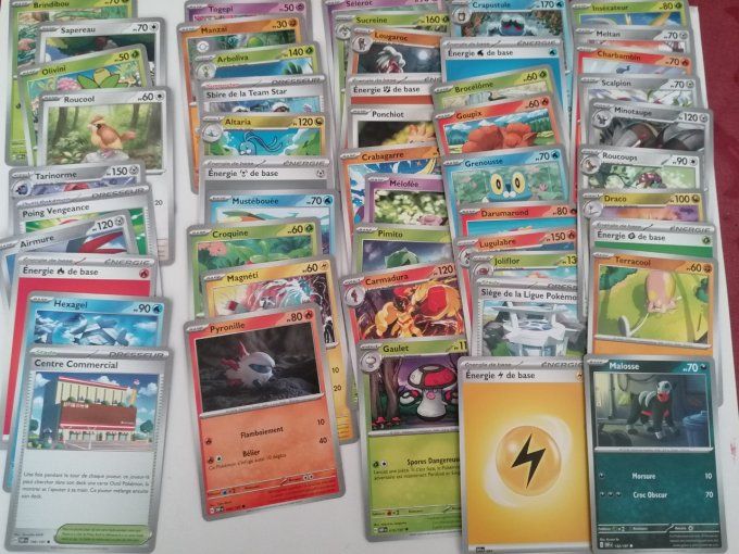 Lot par 50 carte Pokemon