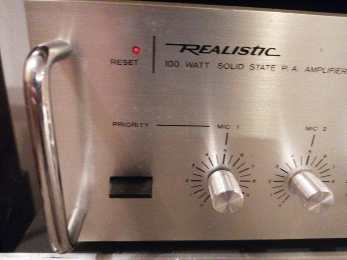 Amplificateur Tandy realistic 100 W MPA 100