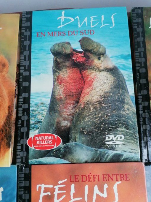 6 DVD animaux avec livret