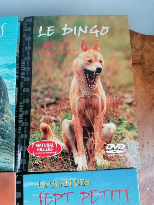 6 DVD animaux avec livret