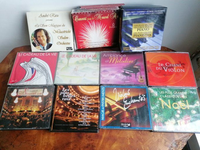 11 coffret de CD de musique classique