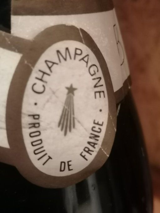 bouteille de champagne cuvé des mariés 1993