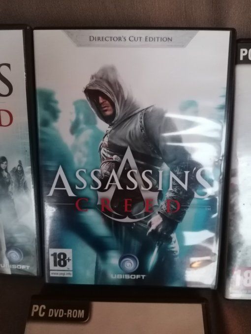 4 Jeux video Pc CD rom windows assasins creed