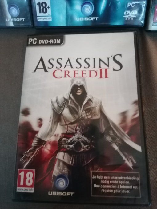 4 Jeux video Pc CD rom windows assasins creed