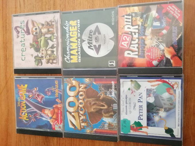 20 jeux pc cd rom