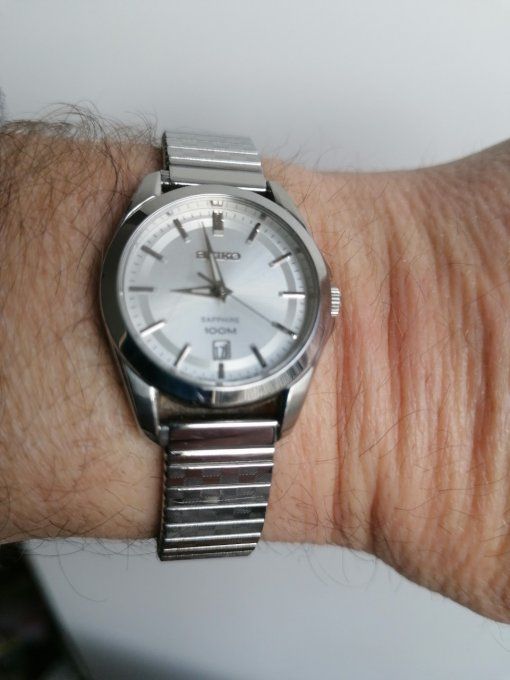 Montre seiko sapphire 100m