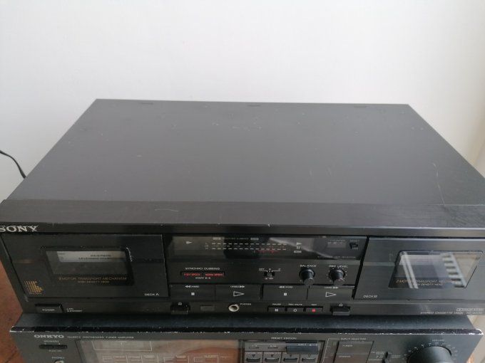 Sony double casette deck TC W370