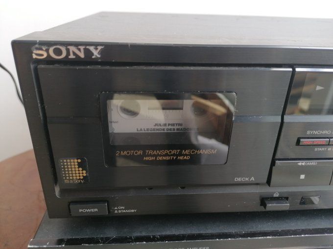 Sony double casette deck TC W370