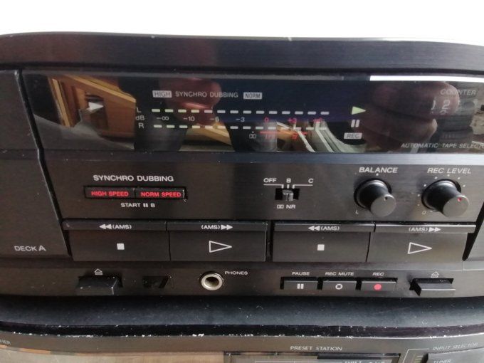 Sony double casette deck TC W370