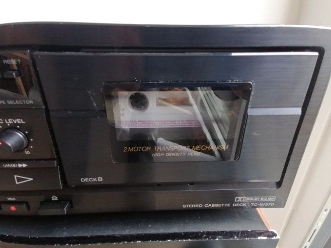 Sony double casette deck TC W370