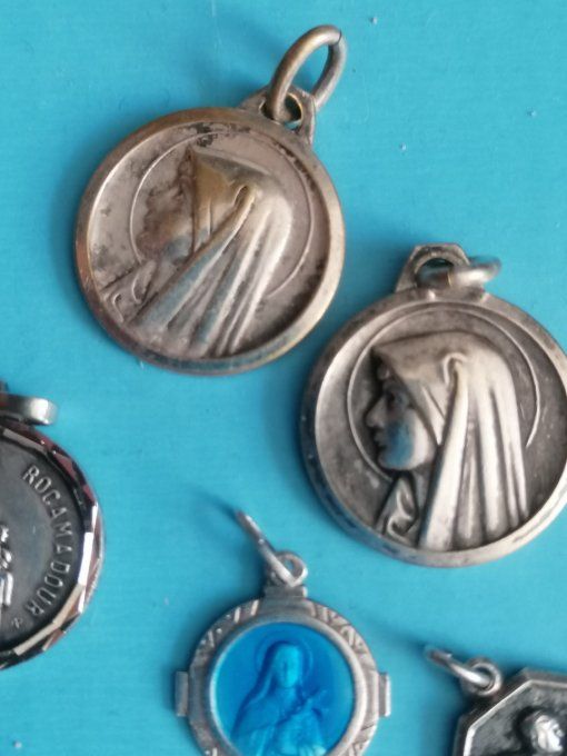 6 médaille  pendentif marie