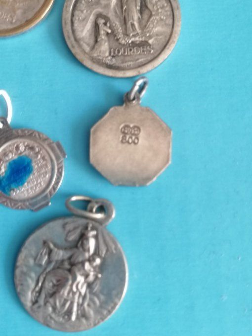 6 médaille  pendentif marie