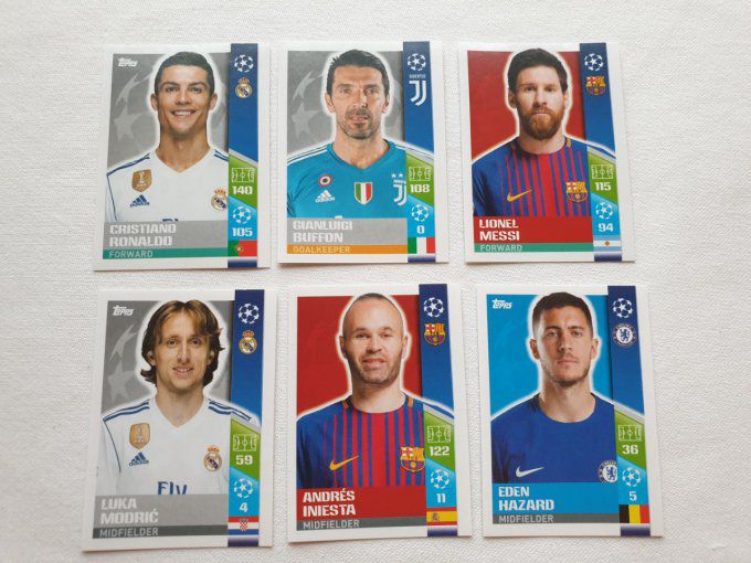 Topps Champions League 2017-2018 image a la pièce