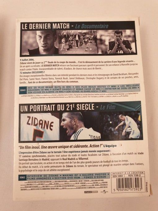 2x DVD sur zidane