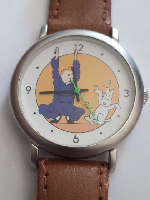 montre bracelet tintin japan Laguna bras en l'air