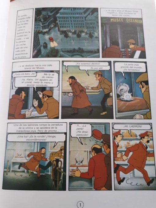 Tintin et le lac aux requins espagnol