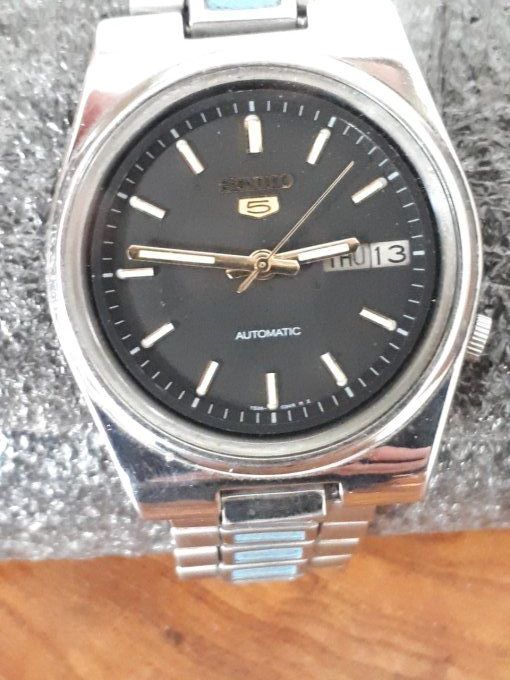 Montre bracelet metal Seiko 5 automatique