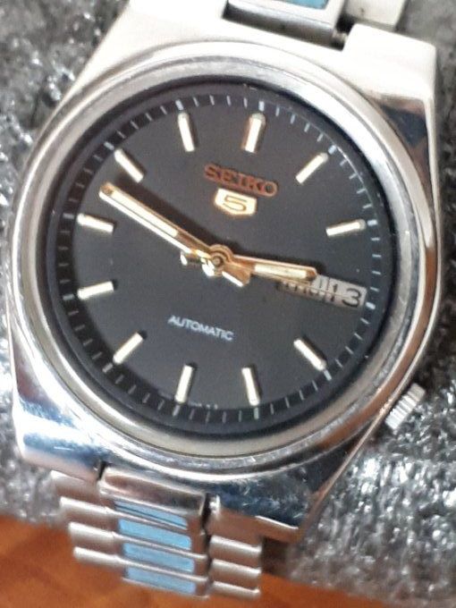 Montre bracelet metal Seiko 5 automatique