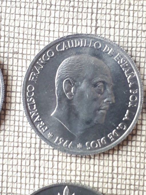 10 pièce franco espagne 1966