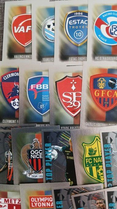 Panini Foot 2016  ecusson brillante rare au choix