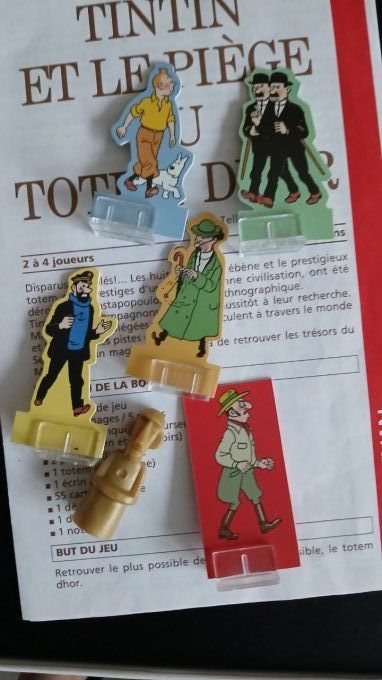 jeux Tintin et le piege du totem d'hor