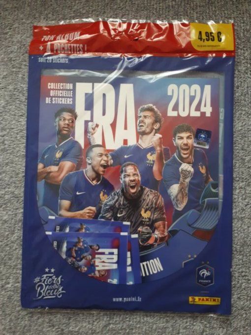 Panini starter pack fier etre bleu 2024